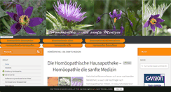 Desktop Screenshot of homoeopathische-hausapotheke.de