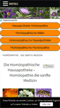 Mobile Screenshot of homoeopathische-hausapotheke.de