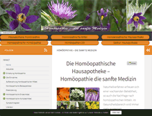 Tablet Screenshot of homoeopathische-hausapotheke.de